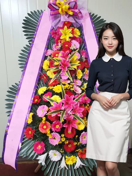 CN웨딩홀 계산점 3단화환 기본형
